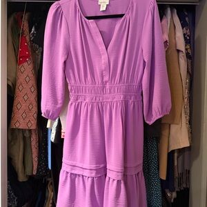 Nicole Miller Lavender Dress